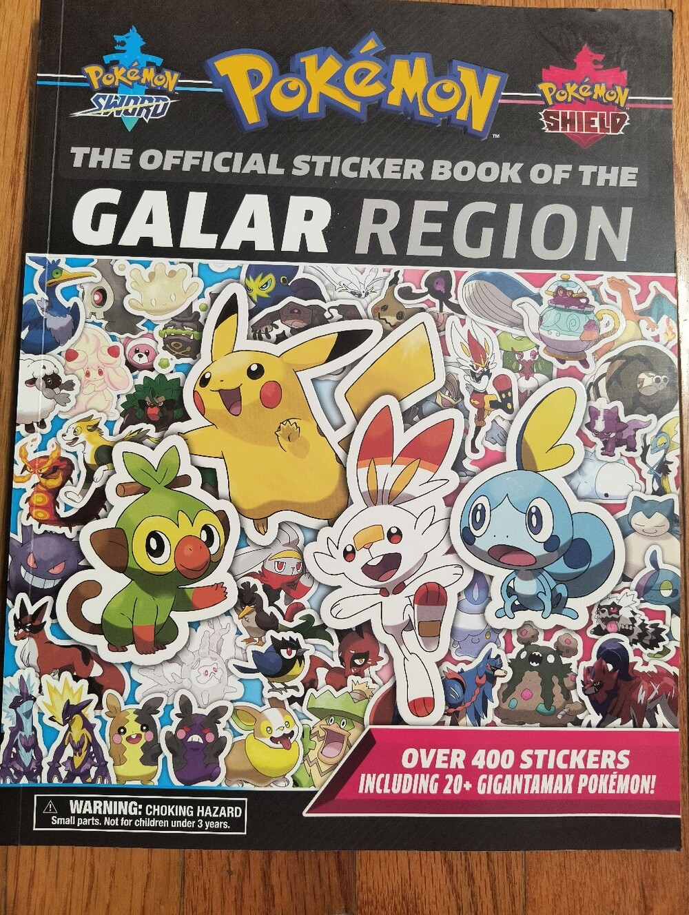 Pick 3/$10⭐ Pokemon The Official Sticker Book of Galar Region, unused stickers
